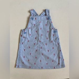 Adorable, 18 month size lobster print dress!